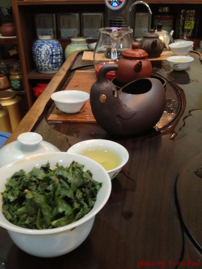 scented tie guan yin green tea, very nice...