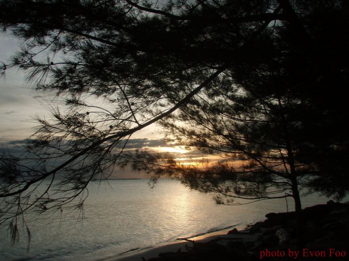 sunset on Mantanani Island