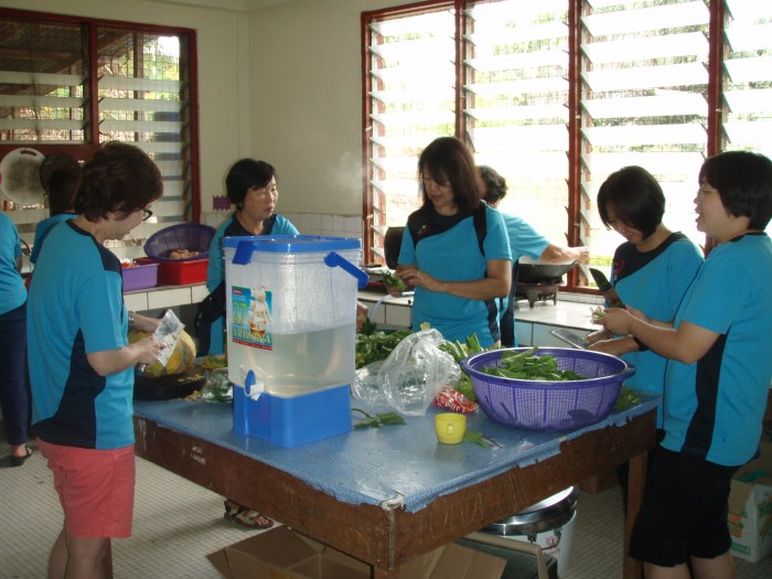 her team of assistants