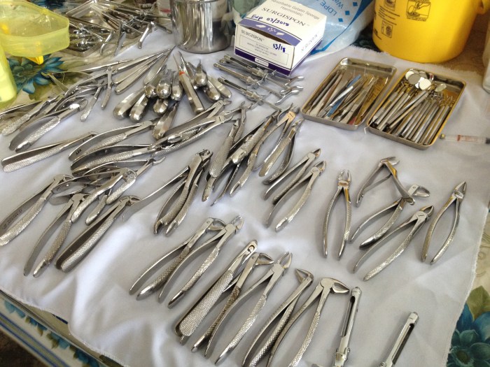 the scary looking tools!