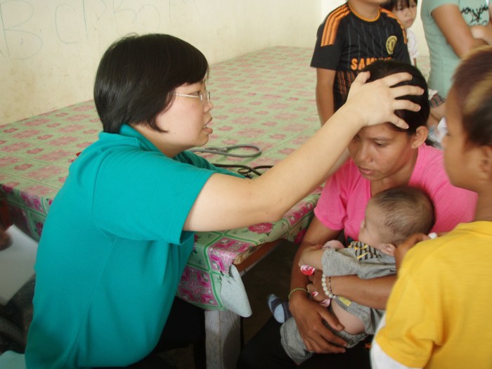 the funny Dr. Tan Yew Eng showing a serious side of her