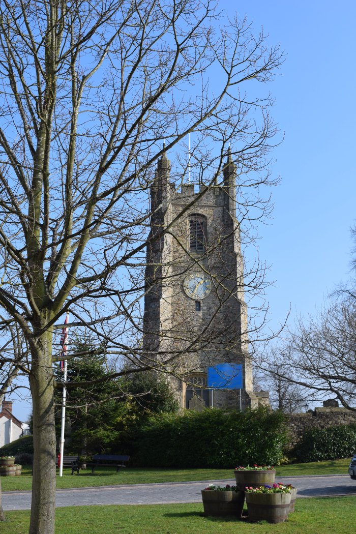 lovely sunny day with clear blue sky