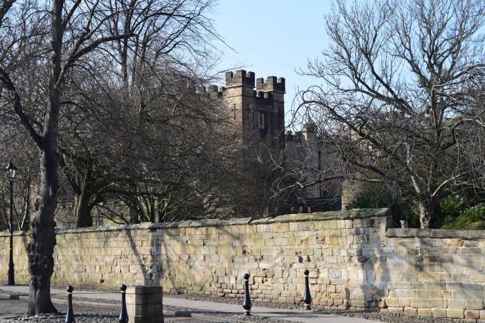 a glimpse of the castle
