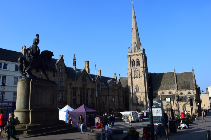 town centre of Durham