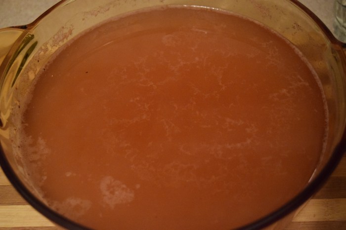 let the wine cool...