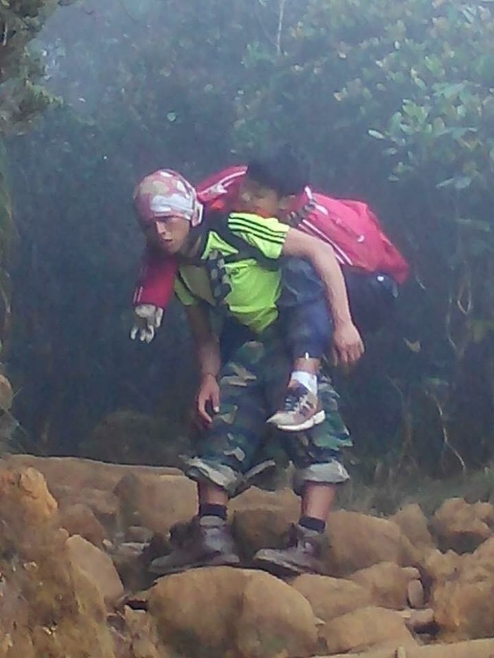 mountain guide Mhd Rizuan Kauhinin photo source: Sabah Parks