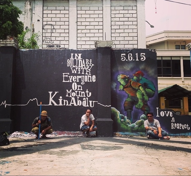 artists for the mural photo source: CrackoArtGroup