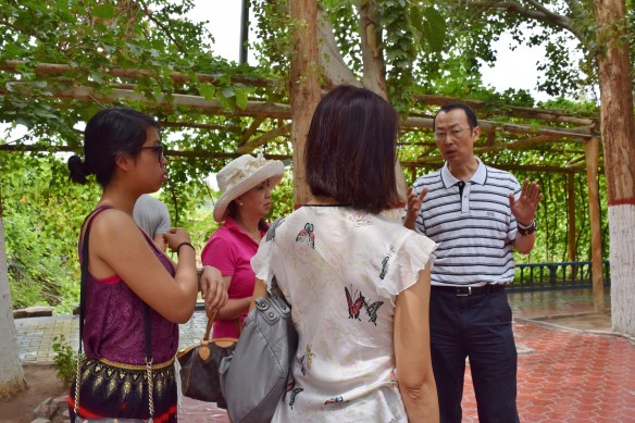 our tour guide was late so our host Mr Zhang took up the role as a part-time guide temporarily :)