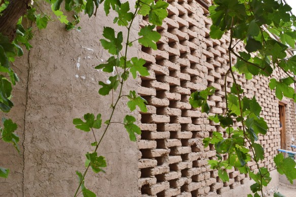 another view of the external wall of the drying house
