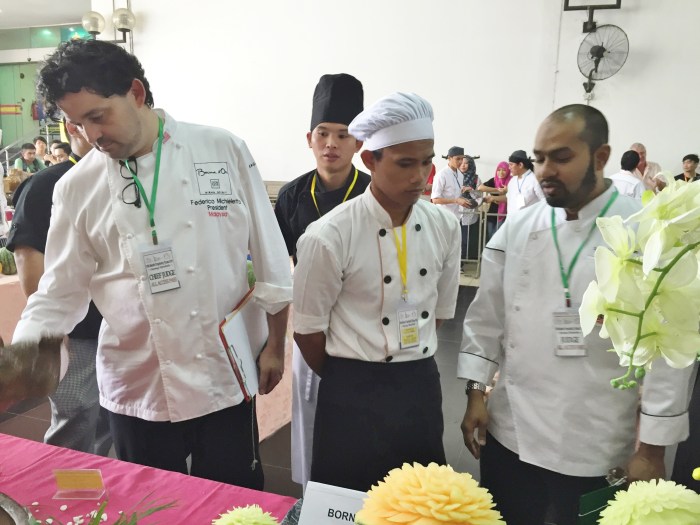 getting comments from the judges