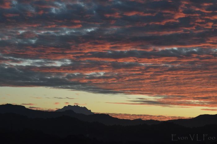 mt kinabalu in morning 625am