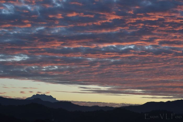 mt kinabalu in morning 627am