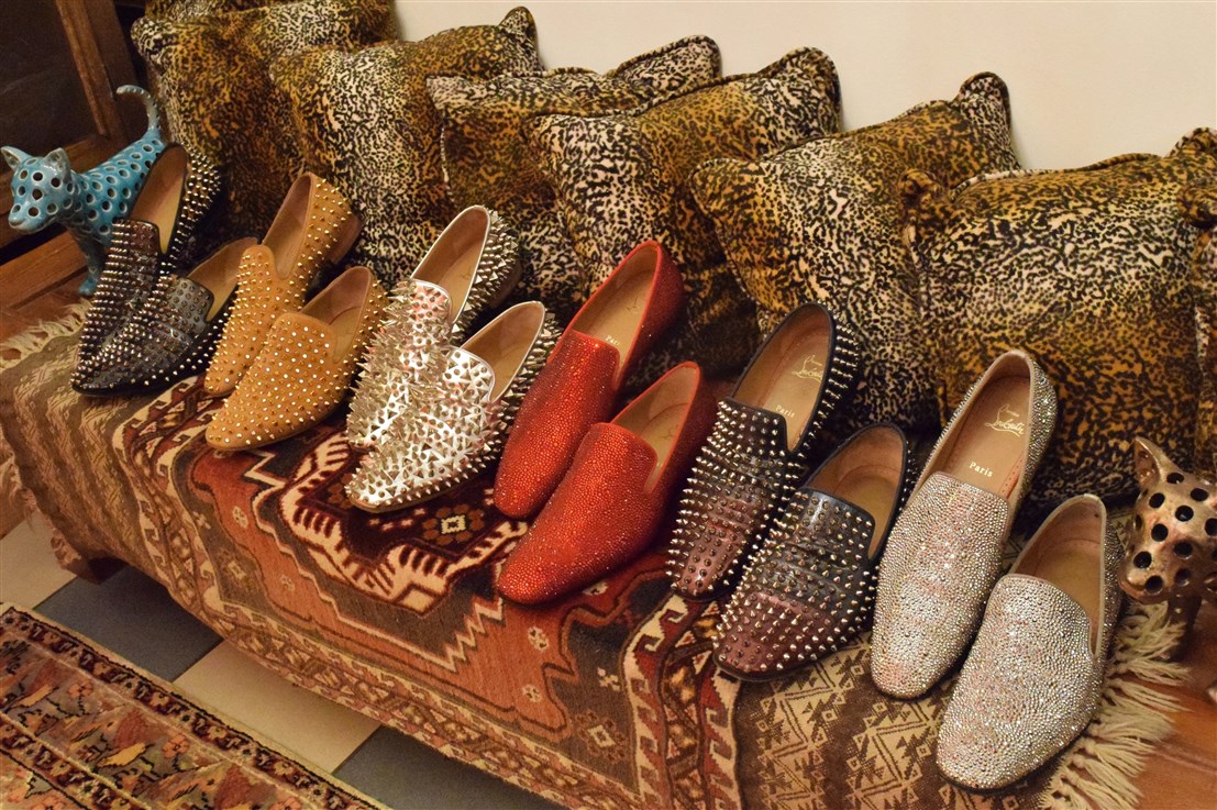 profile of datuk gordon leong, bohemian, boho-chic apartment, interview with datuk gordon leong, designer shoes, Louboutin men’s shoes, Gucci men’s shoes