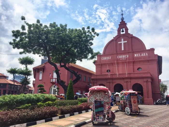 melaka, windmill dutch square, christ church melaka
