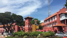 melaka, windmill dutch square, stadhuys