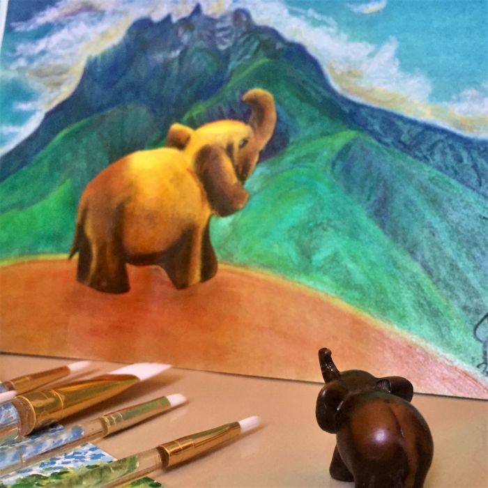 evon's elephantgraphy, covid-19 lockdown, funny take on life in convid-19 lockdown, journey of a little elephant